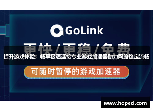 提升游戏体验，畅享极速连接专业游戏加速器助力网络稳定流畅